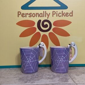 Happy Hauntings Spiderweb Mugs